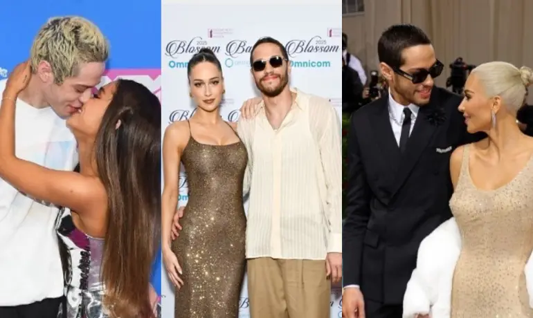 Pete Davidson's dating history: Kim Kardashian, Ariana Grande and more