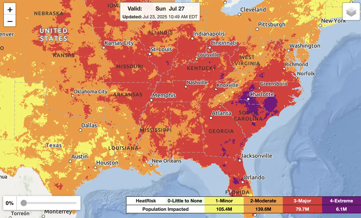 Blistering heat dome smothers US: ‘Corn Sweat’ and climate change drive Midwest into triple-digit chaos?