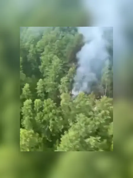 Footage captures burning wreckage of crashed Russian plane; all 49 aboard dead | Video Footage captures burning wreckage of crashed Russian plane; all 49 aboard dead | Video