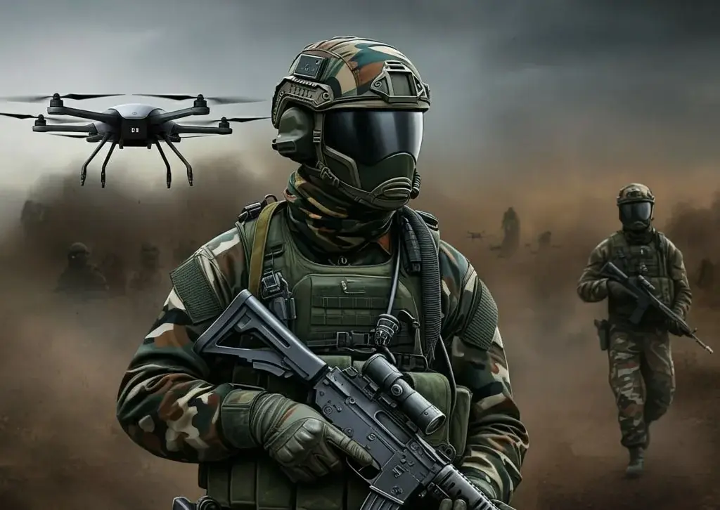New warfare: Drones and digital tech
