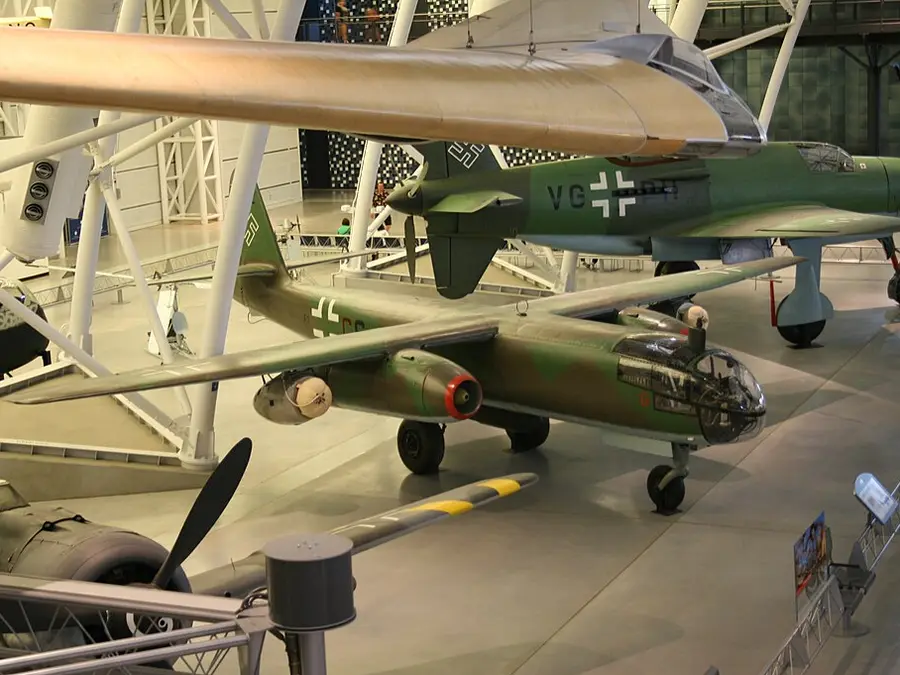 Which was the world’s first operational jet bomber built by the Nazis that failed to turn the tide of WWII?