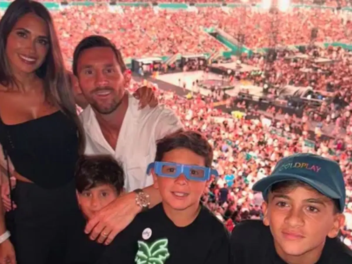 Lionel Messi attends Coldplay concert in Miami with his wife and childrens amid recent controversy Lionel Messi attends Coldplay concert in Miami with his wife and childrens amid recent controversy
