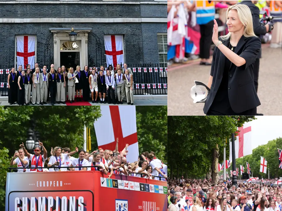 WATCH—Lionesses roar home: England’s queens return to heroes’ welcome after being crowned as Women's Euro 2025 champions