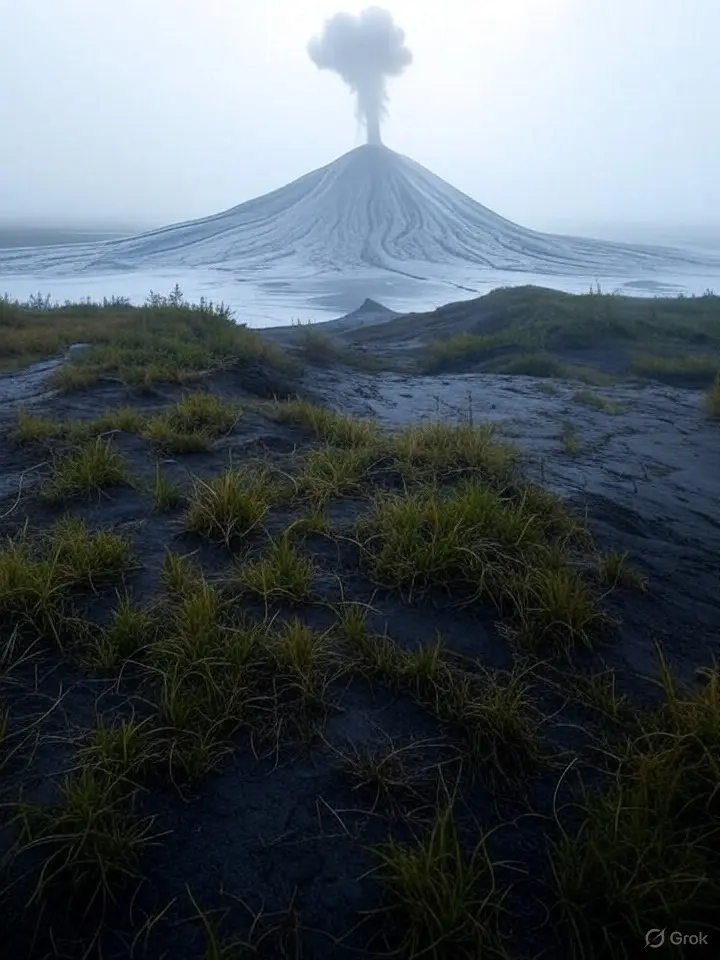 Mysterious ghost island? NASA satellites capture volcanic island that appeared and vanished in months...