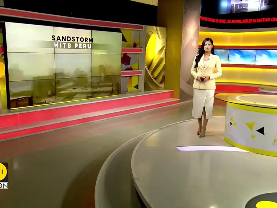 Peru sandstorm: Skyline turns dusty & orange as powerful sandstorm hits the country