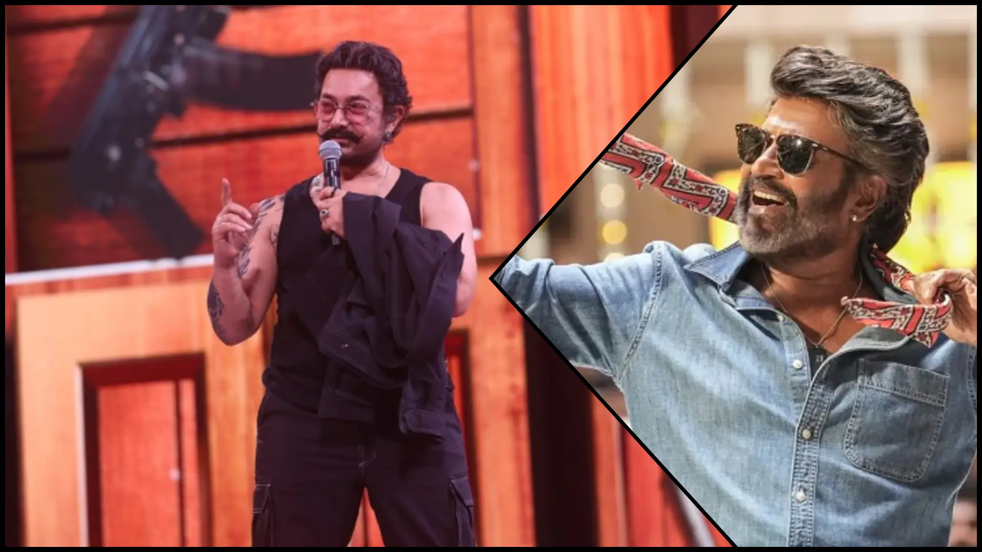 Coolie trailer launch: Rajinikanth embraces Aamir Khan on stage|Watch