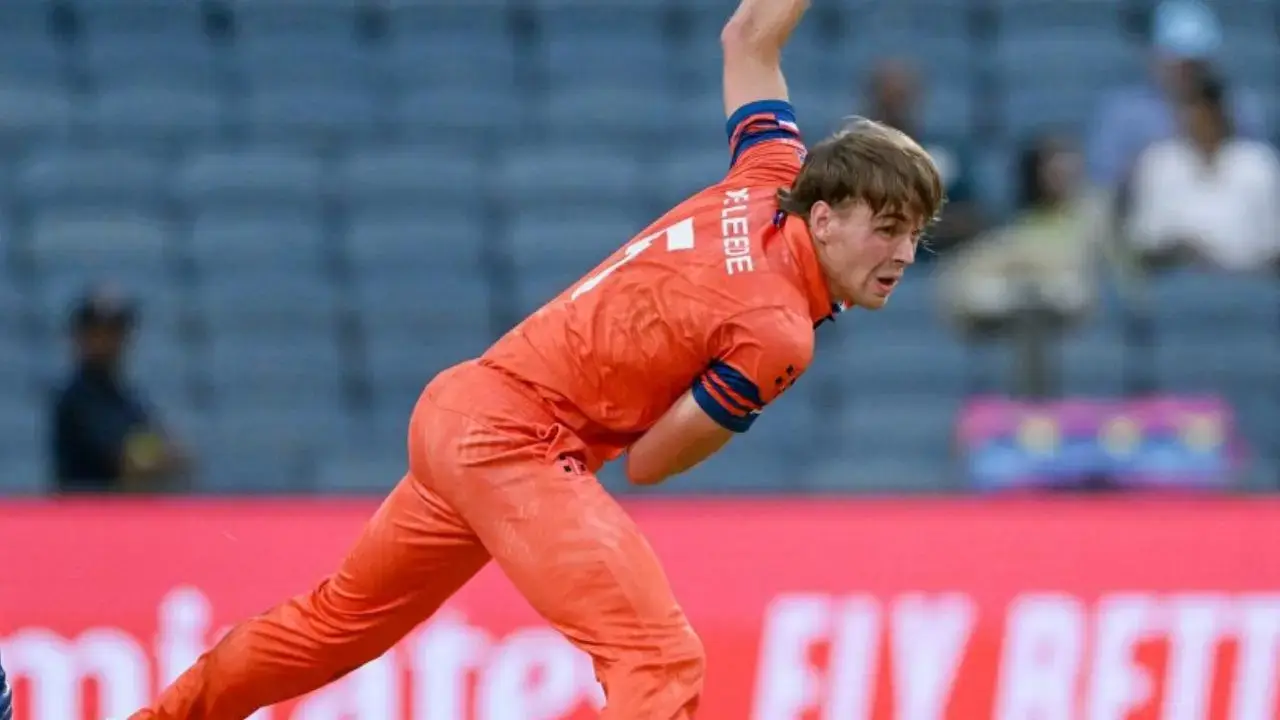 Bas de Leede (Netherlands) - 2/115 in 10 overs vs Australia, Delhi, 2023