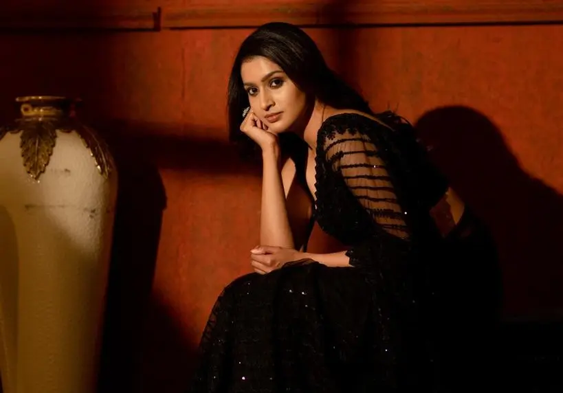 10. The Classic Black Saree