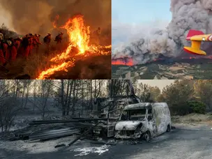 Black smoke, charred remains, water bomber planes: Scary images show devastating wildfires across the world