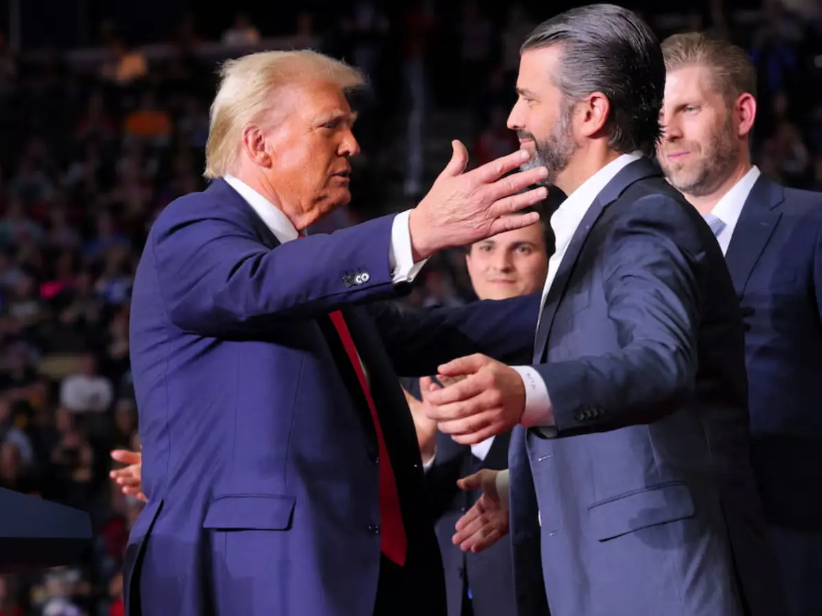 Donald Trump Jr shares meme of his father - with d*ldo? Internet has some serious questions
