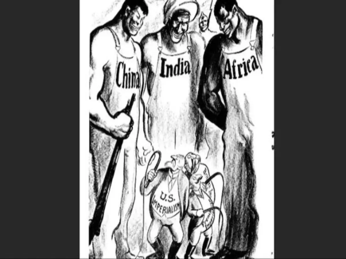 1925 cartoon depicting rise of China, India, Africa over US, West goes viral a century later. Here is what it showed.