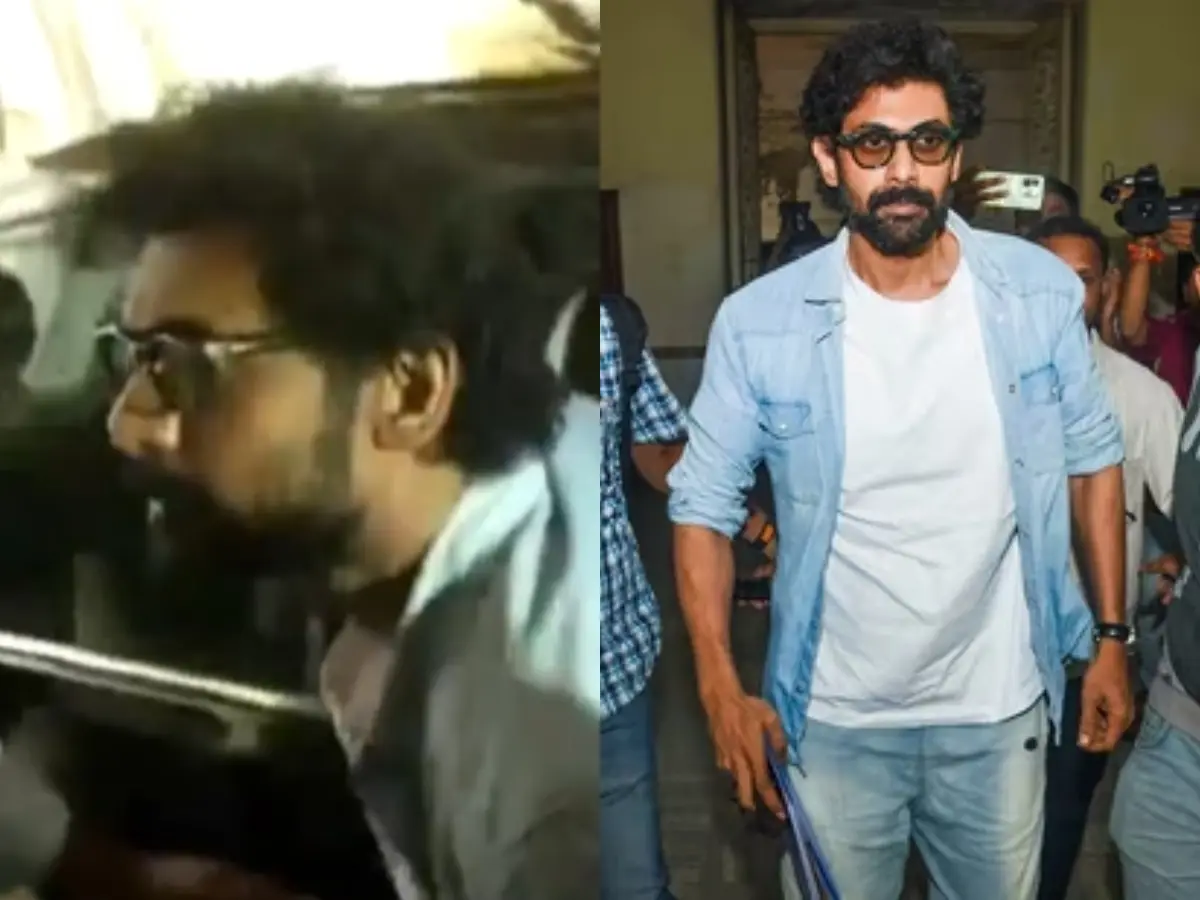 Illegal Betting apps case: Rana Daggubati gets mobbed as he appears at Hyderabad ED office