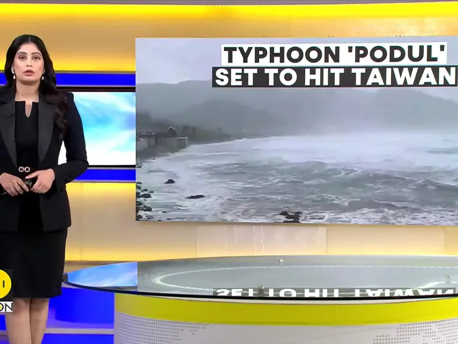 Taiwan Faces Typhoon Threat Again, 'Podul' To Make Landfall