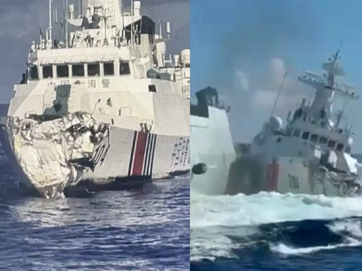 Chinese warship chasing Philippines boat crashes into own vessel: What is South China Sea conflict?