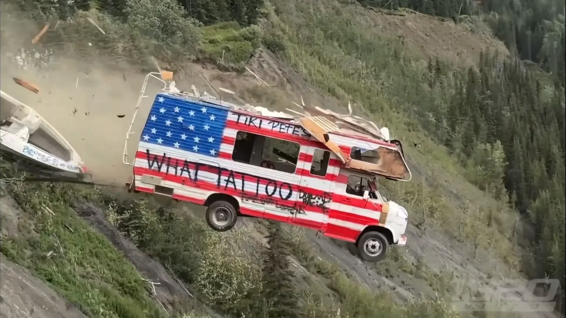 Alaska has a strange celebration: Sending cars down the cliff