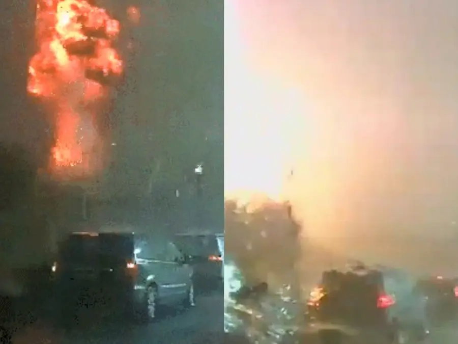Lightning strikes hard in South Carolina, creates huge fireball in sky - WATCH viral dashcam video