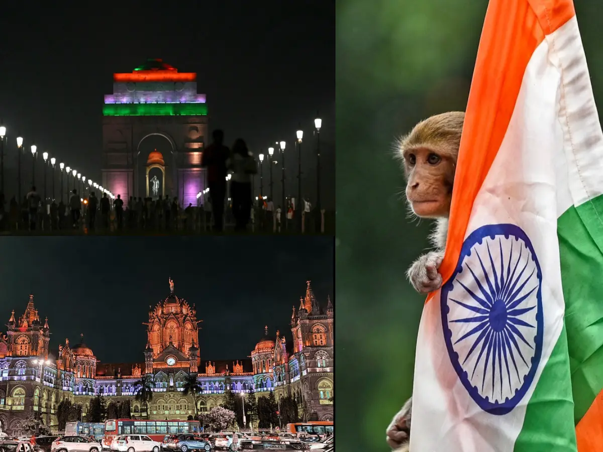 India celebrates Independence Day: Stunning Tricolour illuminates iconic monuments
