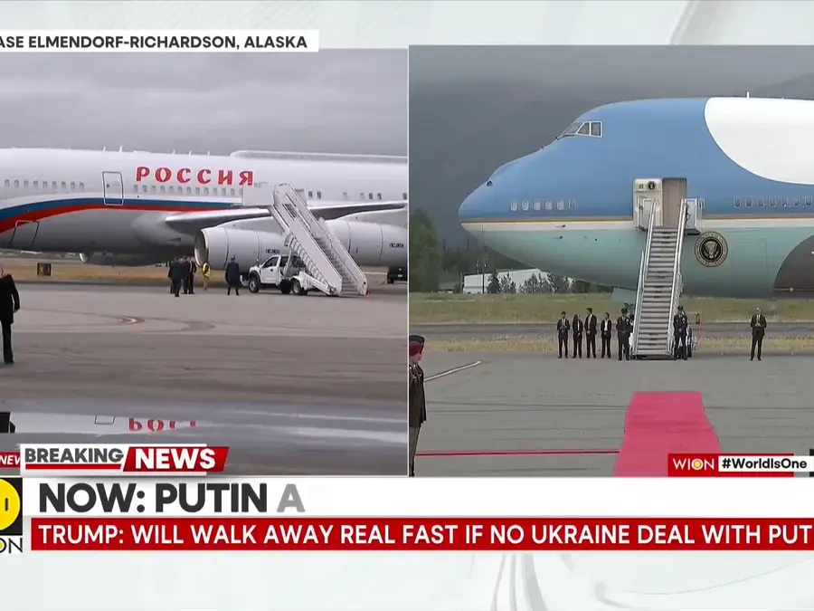 Putin on American soil after 10 years | Lands at U.S. base in Alaska for summit