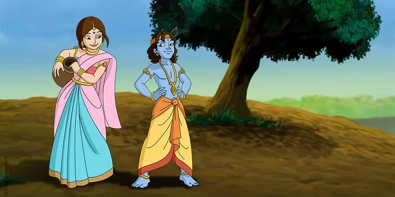 Krishna in Vrindavan