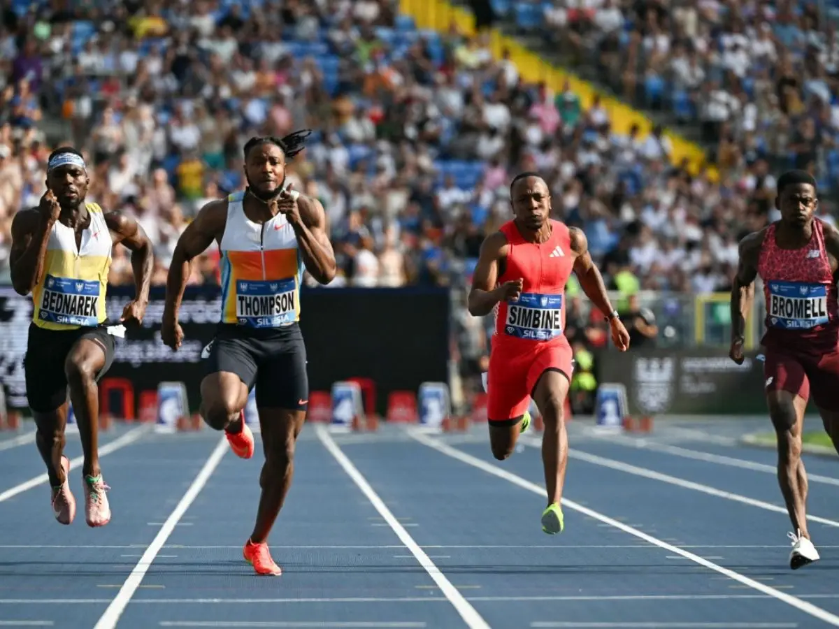 Kishane Thompson beats Olympic 100m champion Noah Lyles at Silesia Diamond League Kishane Thompson beats Olympic 100m champion Noah Lyles at Silesia Diamond League