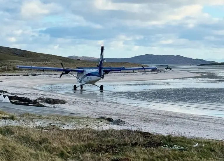 5. Barra International Airport, Outer Hebrides, Scotland