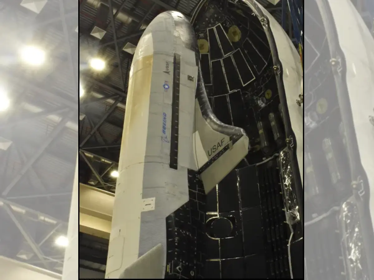 How is X-37B launched into space?