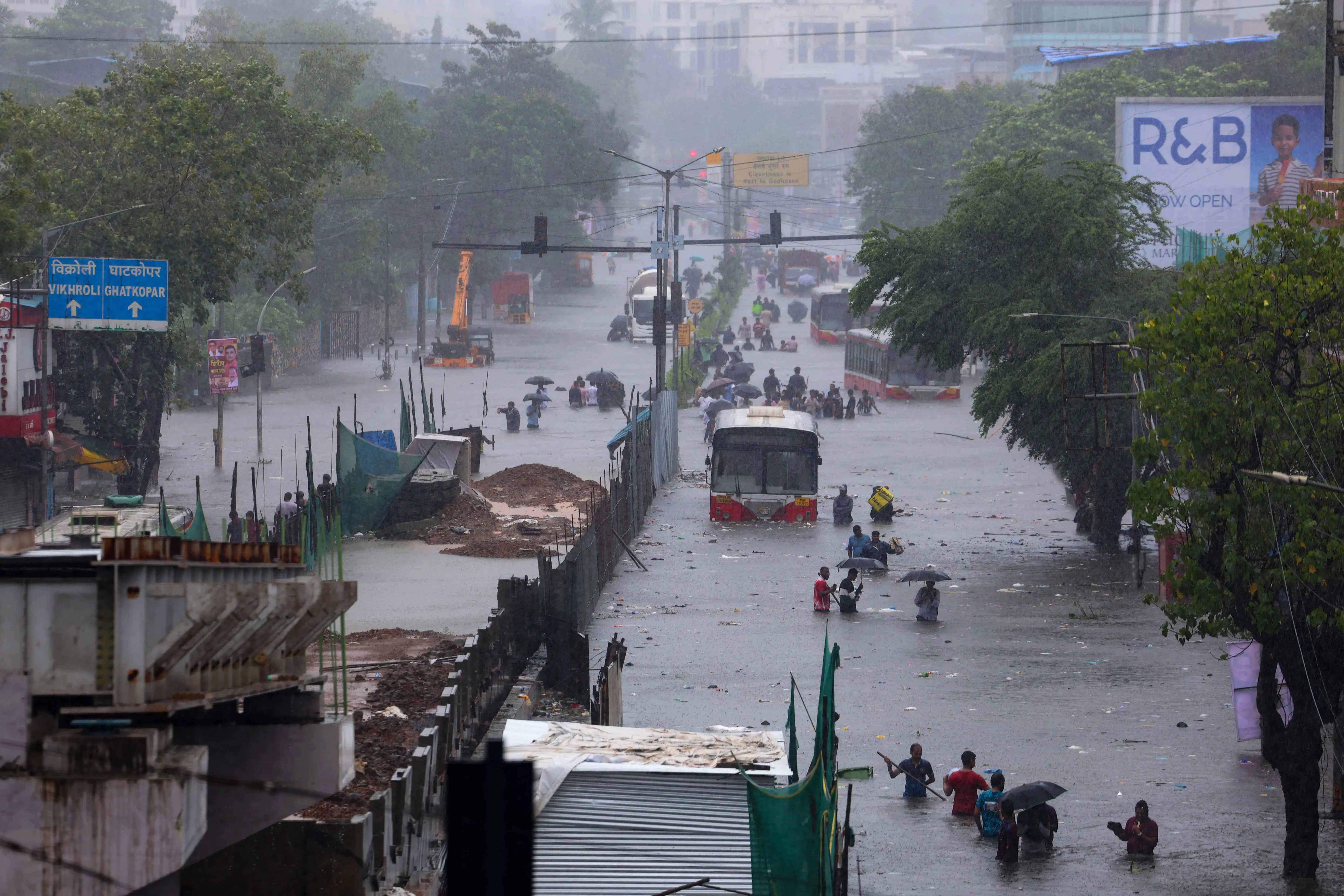 Illegal buildings and waterlogging what is the link
