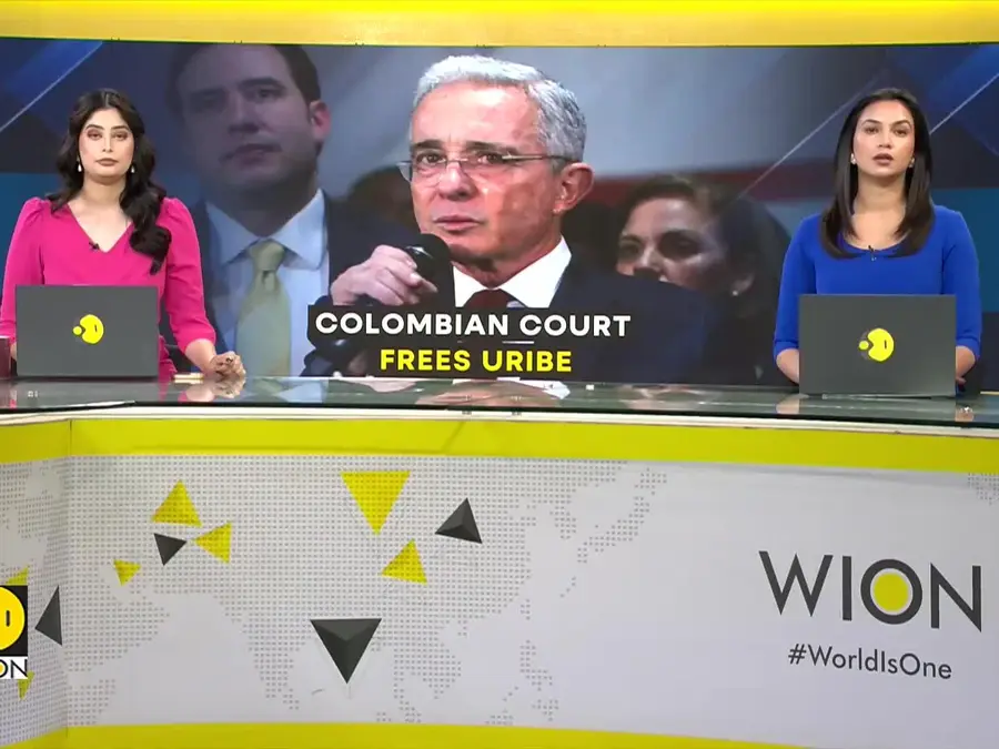 Ex-Colombian Prez released from house arrest | Uribe's 12-yr sentence under challenge