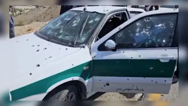 Gunmen kill five policemen in attack on patrol vehicles in Iran Gunmen kill five policemen in attack on patrol vehicles in Iran