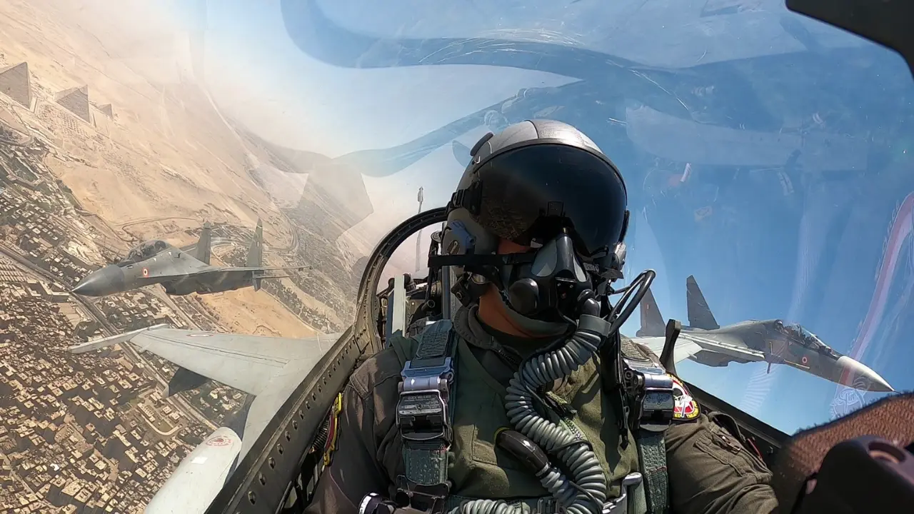 The cockpit: a warm bubble
