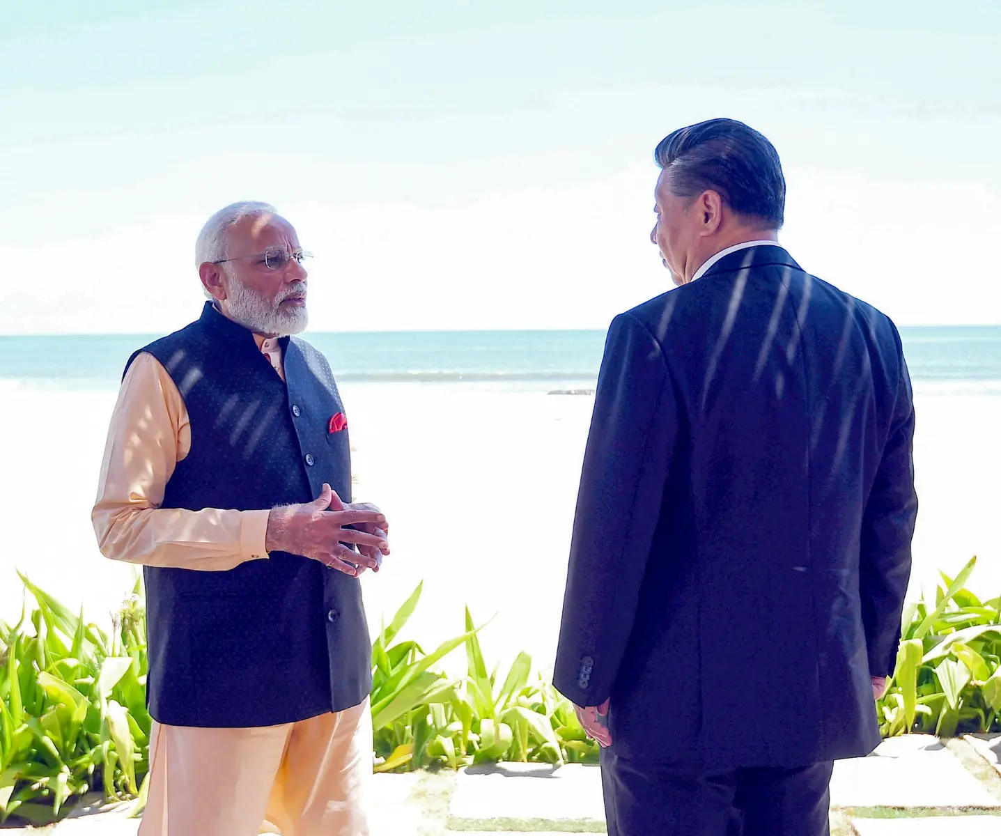 Sea-side diplomacy and candid discussions like friends