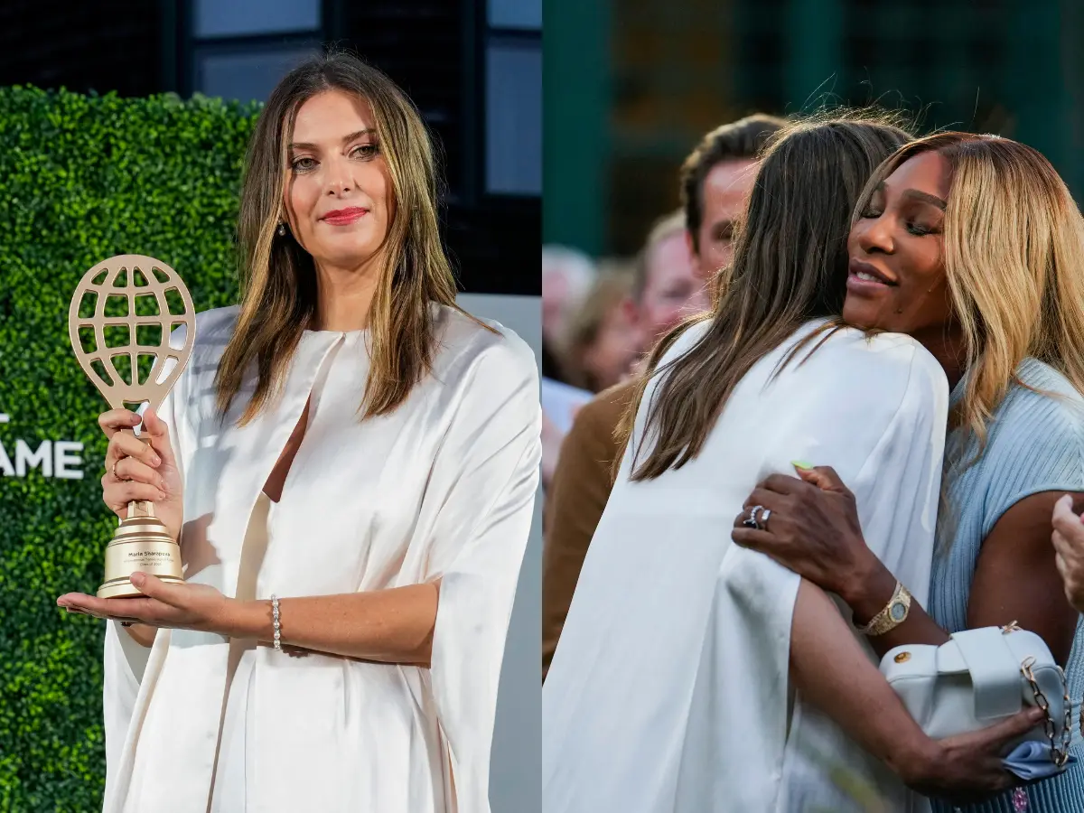 Maria Sharapova steps into tennis immortality; inducted into Hall of Fame with 'forever friend' Serena Williams by her side