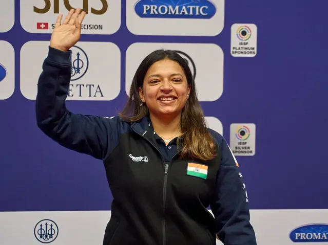 Asian Shooting Championship: Sift Kaur Samra shoots gold in 50m Rifle 3 Positions Asian Shooting Championship: Sift Kaur Samra shoots gold in 50m Rifle 3 Positions