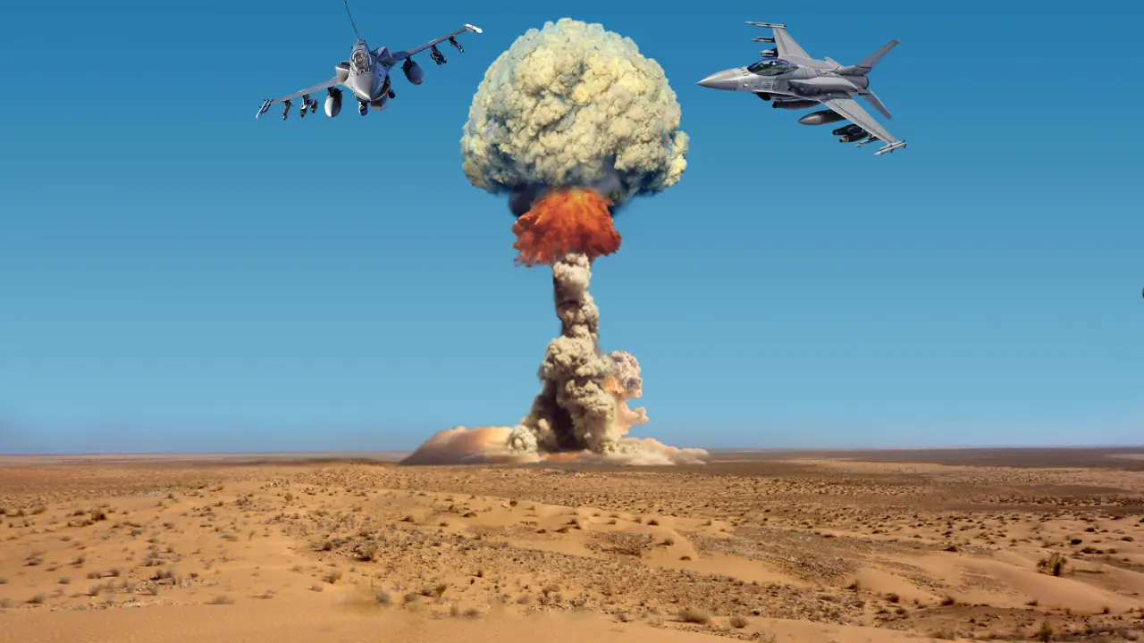 Flying over a nuclear blast: Can fighter jets survive?