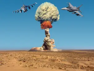 Flying over a nuclear blast: Can fighter jets survive?