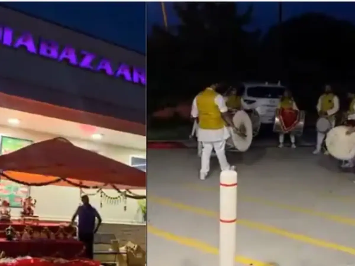 Ganesh Chaturthi celebration in Texas parking lot sparks controversy; leaves Internet divided Ganesh Chaturthi celebration in Texas parking lot sparks controversy; leaves Internet divided