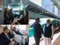 High-speed diplomacy: PM Modi travels in famed Shinkansen bullet train with Japanese PM, recreates 2016 picture