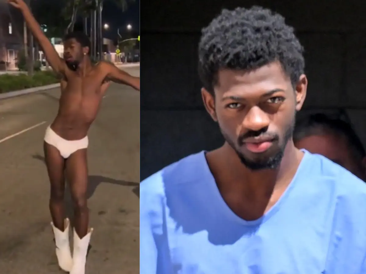 Lil Nas X’s father recalls visiting his son in jail after naked incident: ‘ I couldn’t do anything but cry' Lil Nas X’s father recalls visiting his son in jail after naked incident: ‘ I couldn’t do anything but cry'