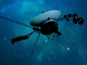 Will Astronomers detect echos of NASA's Voyager 1 and 2 in the year 3025?