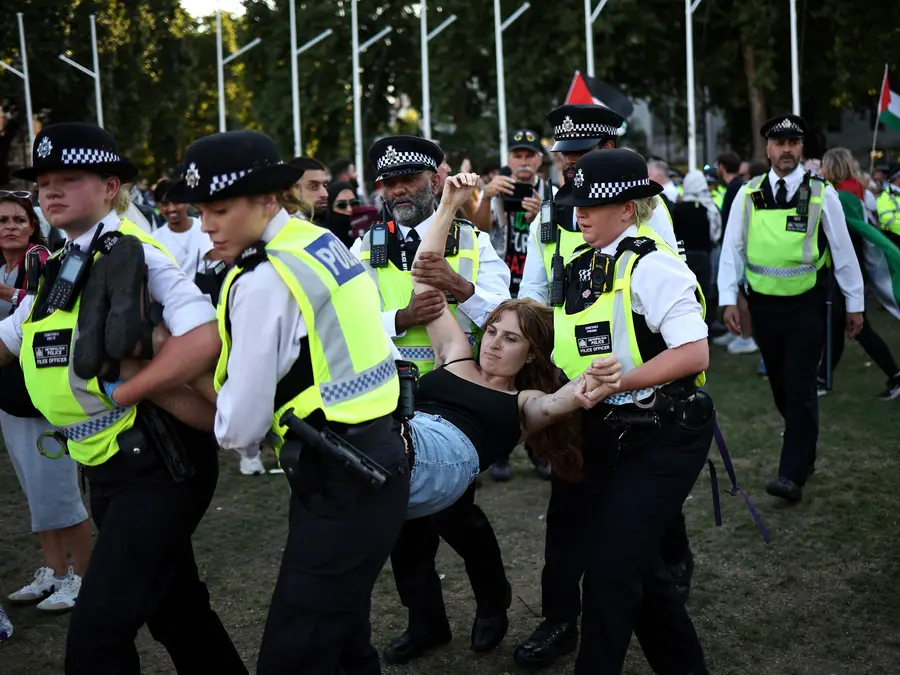 Six charged in UK of terror-related offences after protests backing banned group Palestine Action