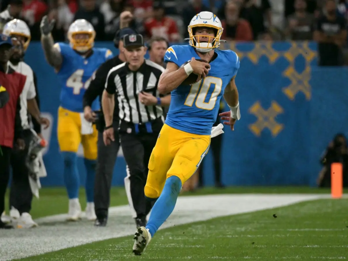 NFL: Justin Herbert stars as Los Angeles Chargers top Kansas City Chiefs in Sao Paulo showpiece NFL: Justin Herbert stars as Los Angeles Chargers top Kansas City Chiefs in Sao Paulo showpiece