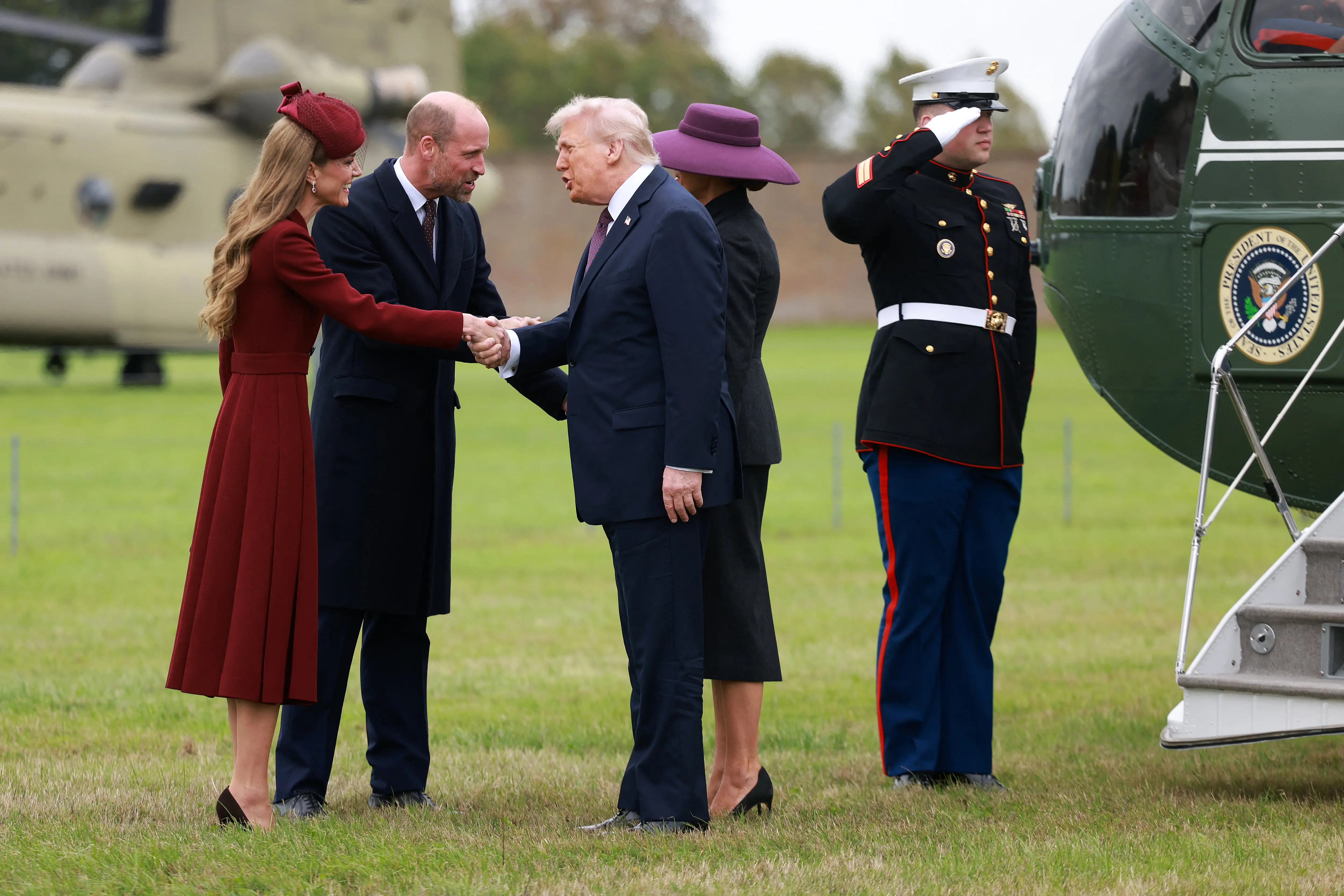 In pics | 41-gun salute, 120 horses, 1,300 troops: Trump and Melania’s royal welcome ceremony in UK