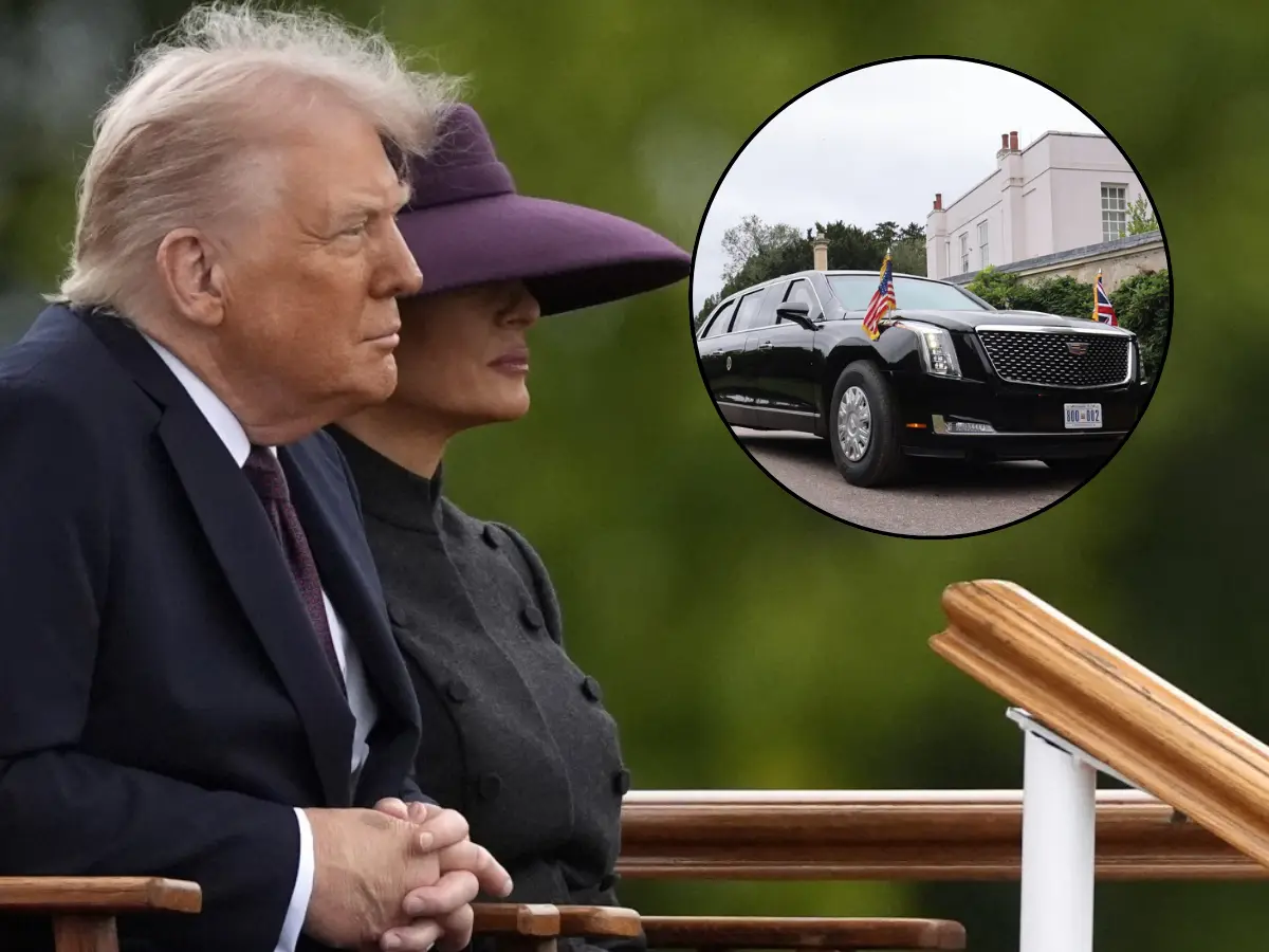 Trump brings ‘The Beast’ to UK - It carries fridge full of his blood type because... Trump brings ‘The Beast’ to UK - It carries fridge full of his blood type because...