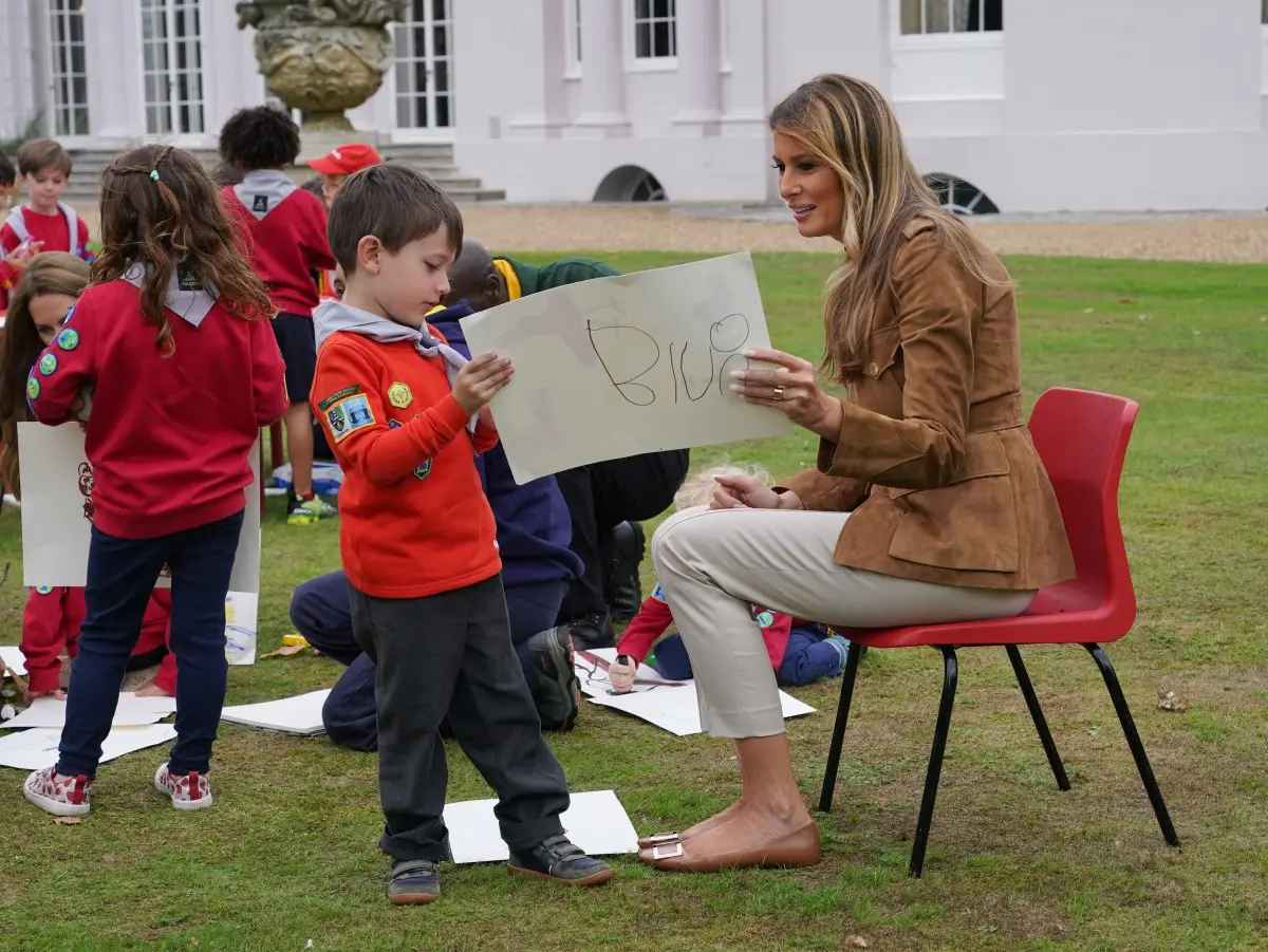 Scouts Squirrels were earning their "Go Wild" badge in Frogmore Gardens