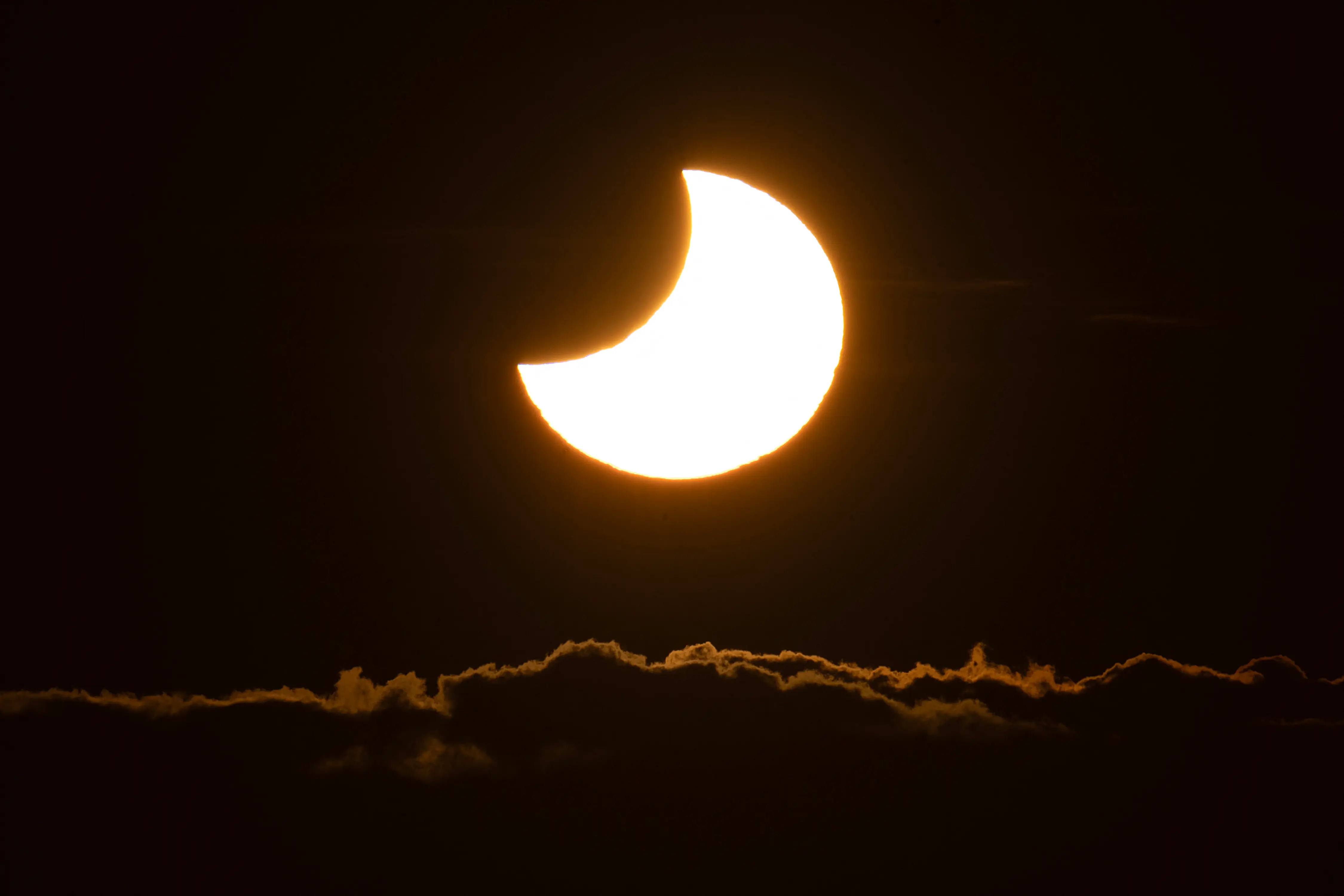 Largest eclipse cover was seen in Antarctica
