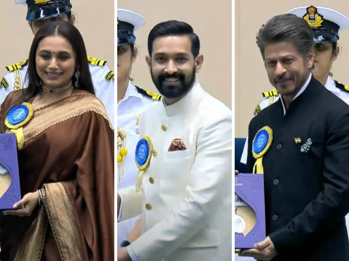 71st National Film Awards: Bollywood dominates the ceremony, Shah Rukh Khan, Rani Mukerji, Vikrant Massey earn top acting honours