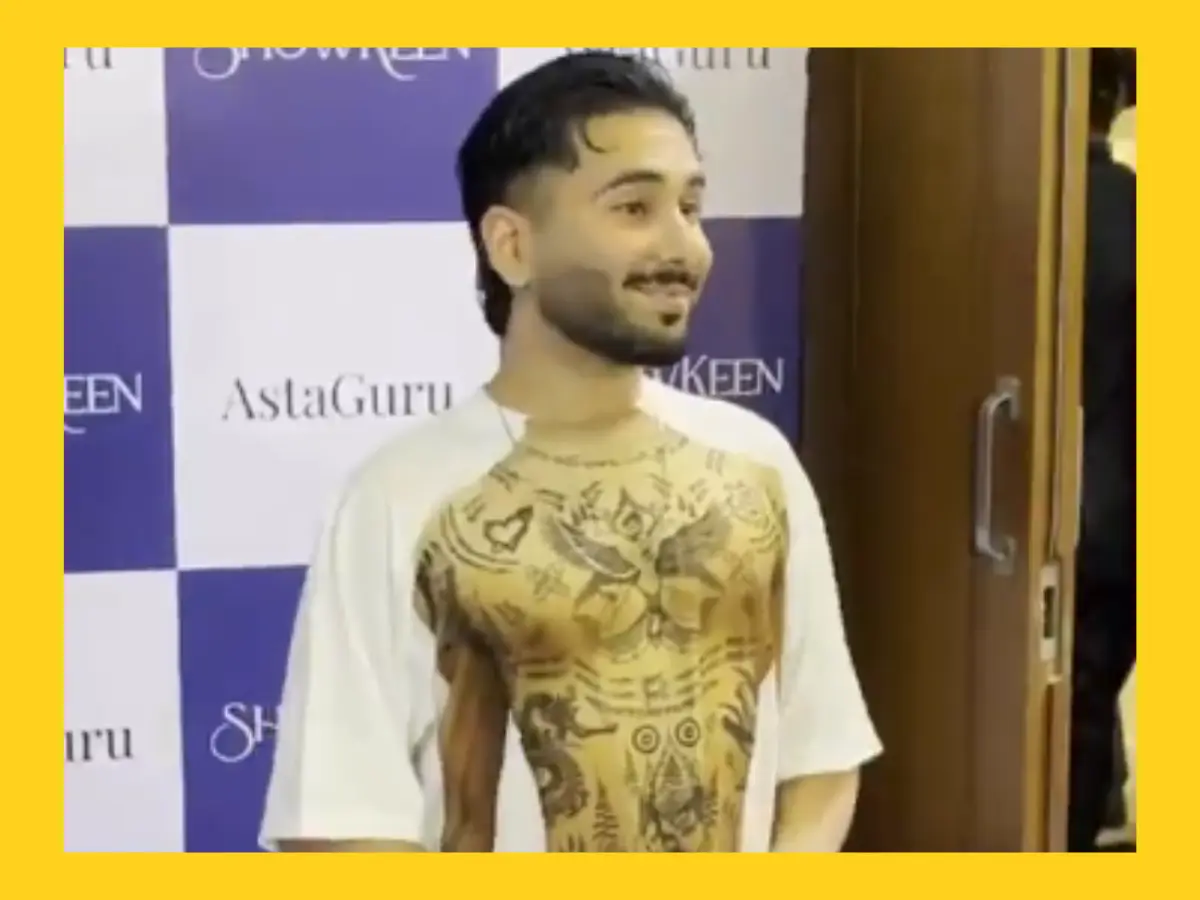 Muscled up-tattooed T-shirt