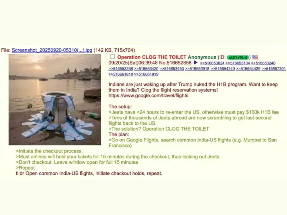 Operation ‘Clog the Toilet’: US far-right trolls target Indian H-1B visa holders