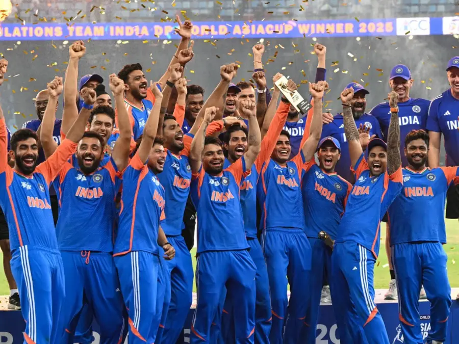 In Pics | India's Asia Cup victory celebration: Men in Blue steal spotlight; Tilak, Samson come good on big day