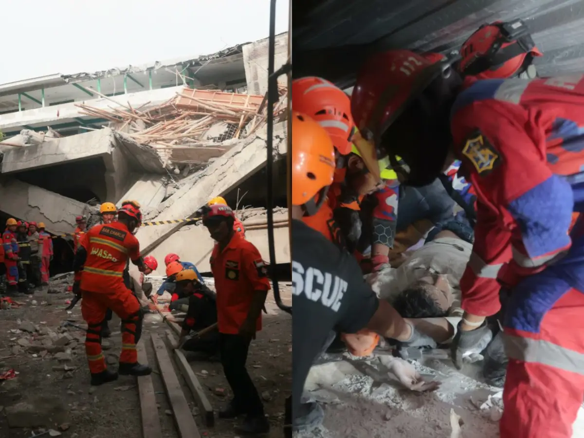 Indonesia school collapse: At least one dead, dozens injured; 65 students feared trapped under rubble